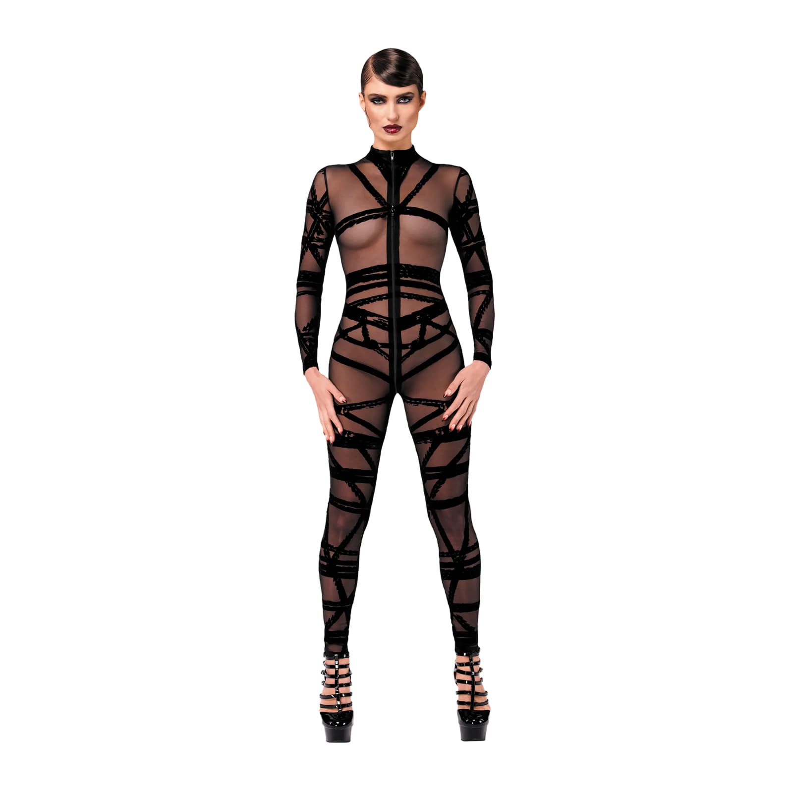 Kombinéza - Catsuit Bondesque M