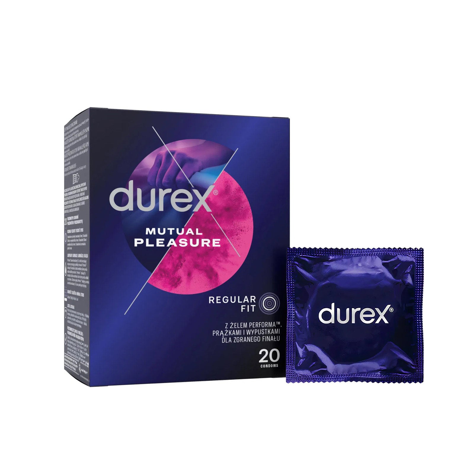 Kondomy - Durex Mutual Pleasure 20 ks