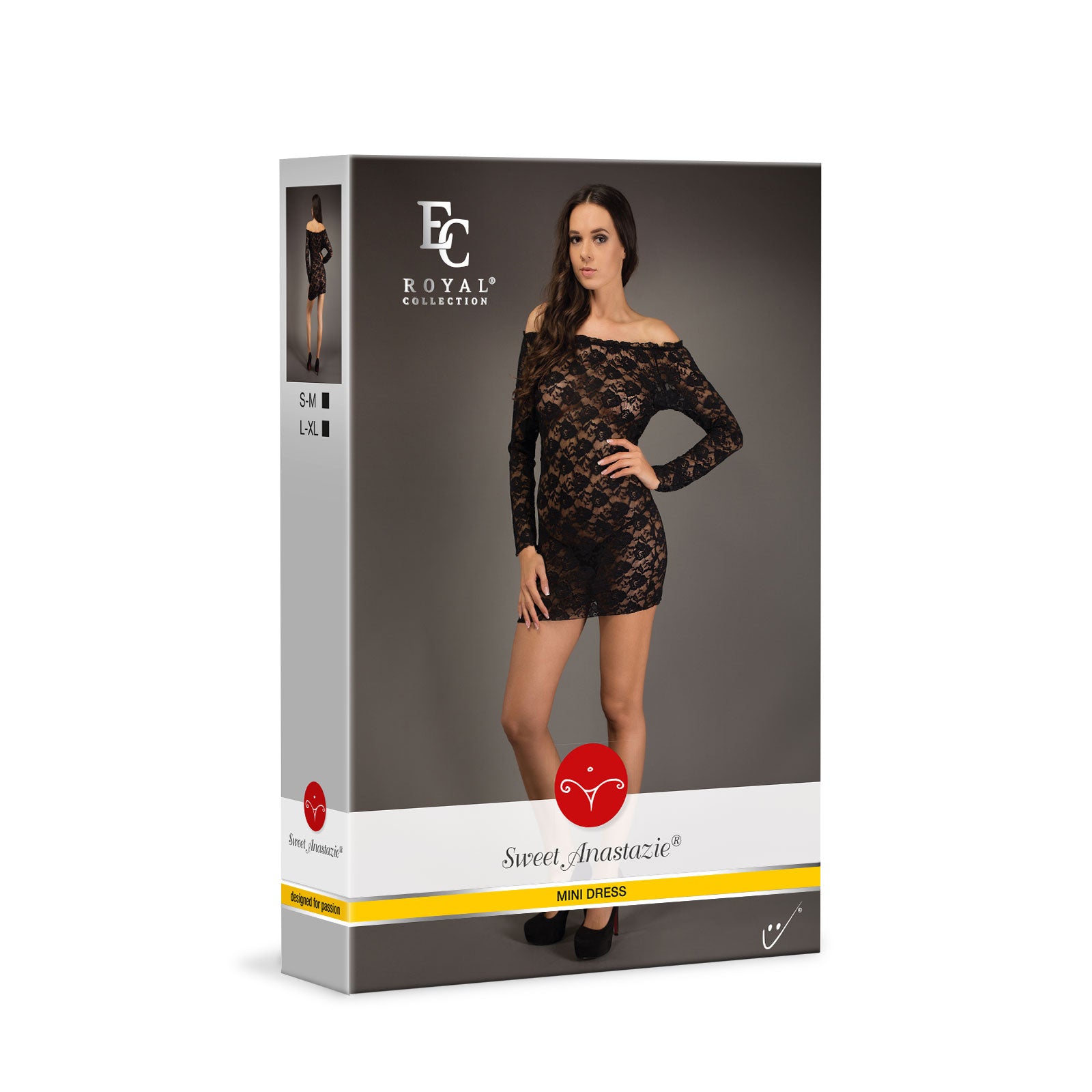Minišaty - Mini Dress Angela černá / L-XL