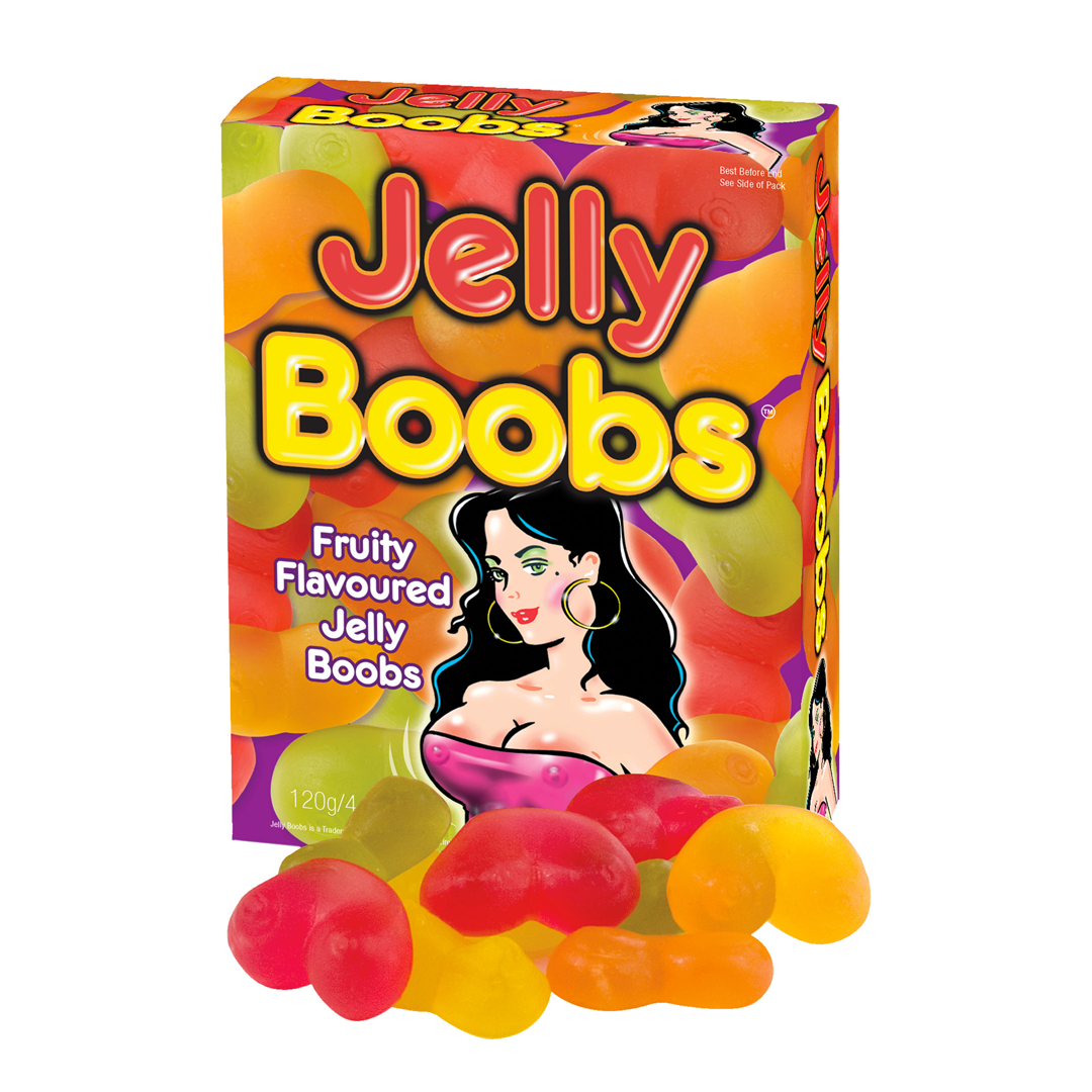 Spencer & Fleetwood Jelly Boobs želé bonbóny s ovocnou příchutí 120g