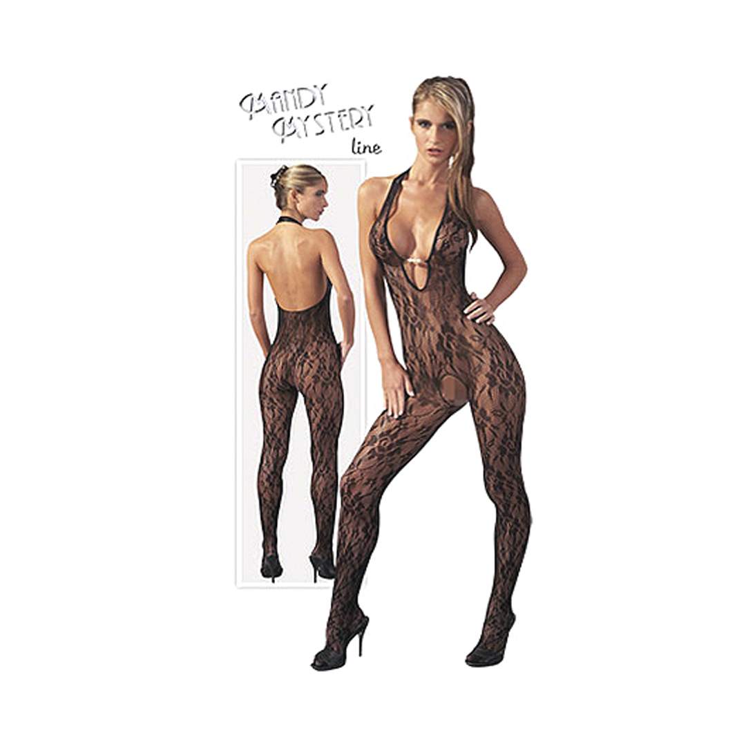 Mandy Mystery Catsuit Perle černý