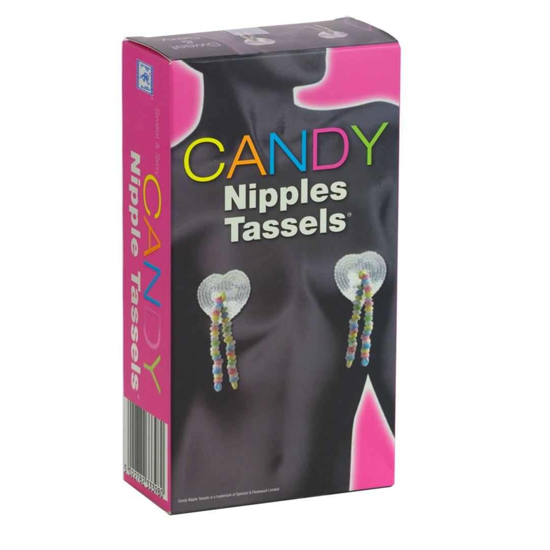 Spencer & Fleetwood nálepky na bradavky s bonbóny Candy Nipple Tassels