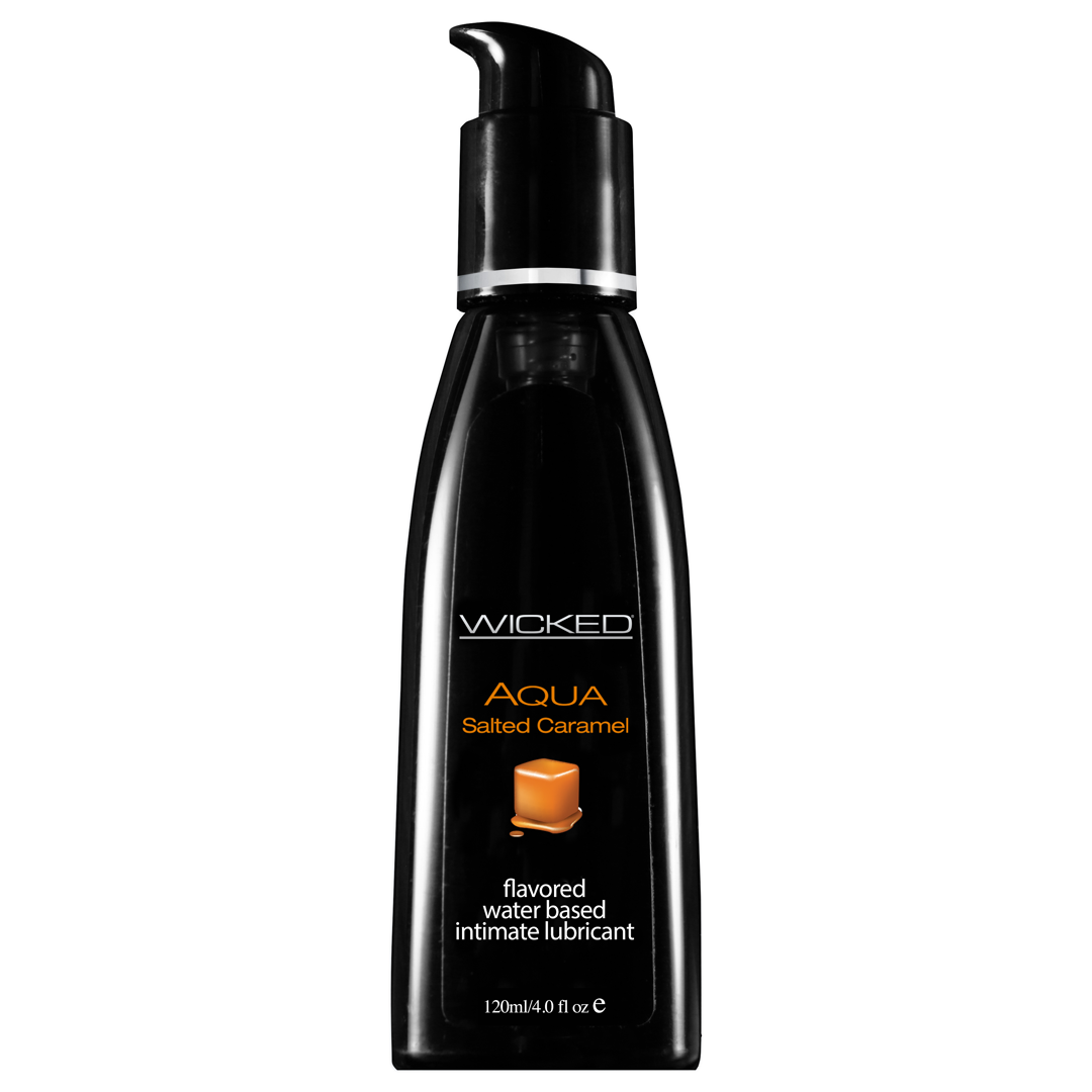 Wicked Aqua Salted Caramel jedlý lubrikační gel 120 ml