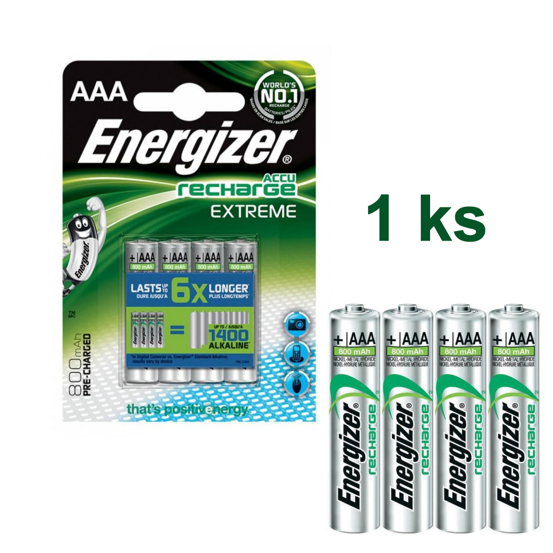 1 ks - Energizer Accu  Recharge Extreme AAA