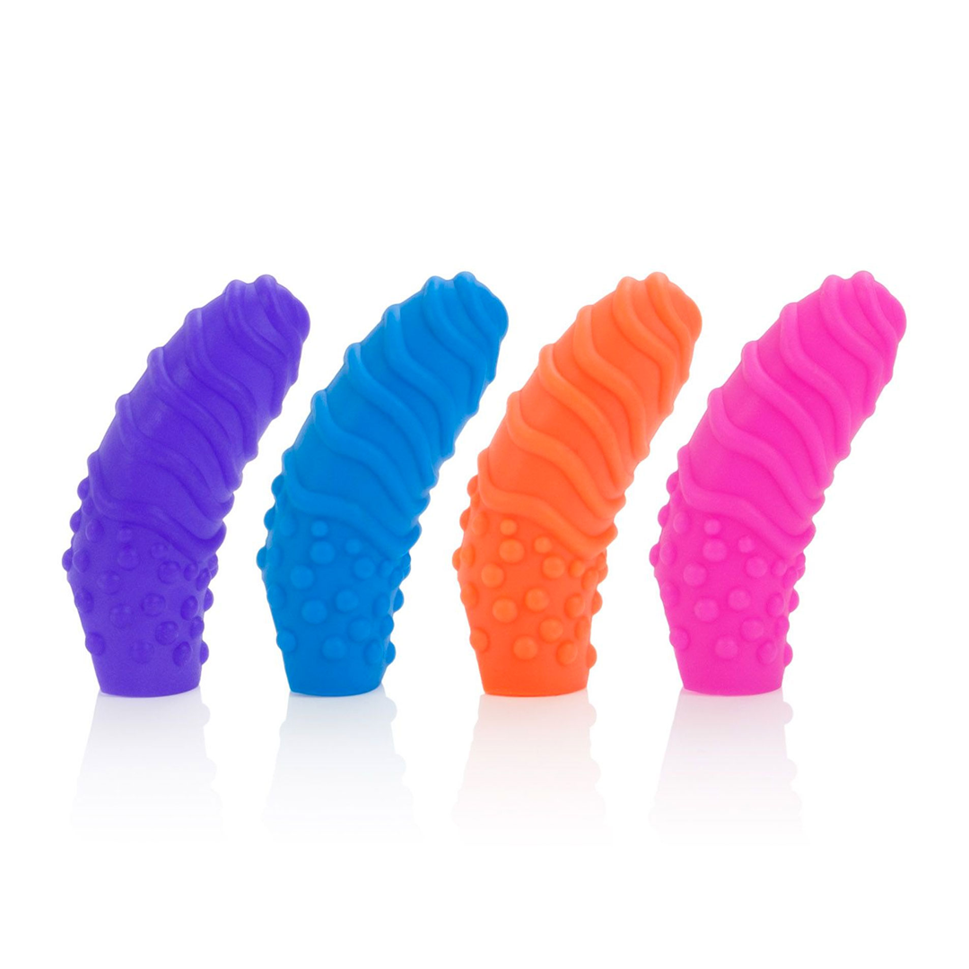 California Exotics Silicone Finger Swirls 4 pack