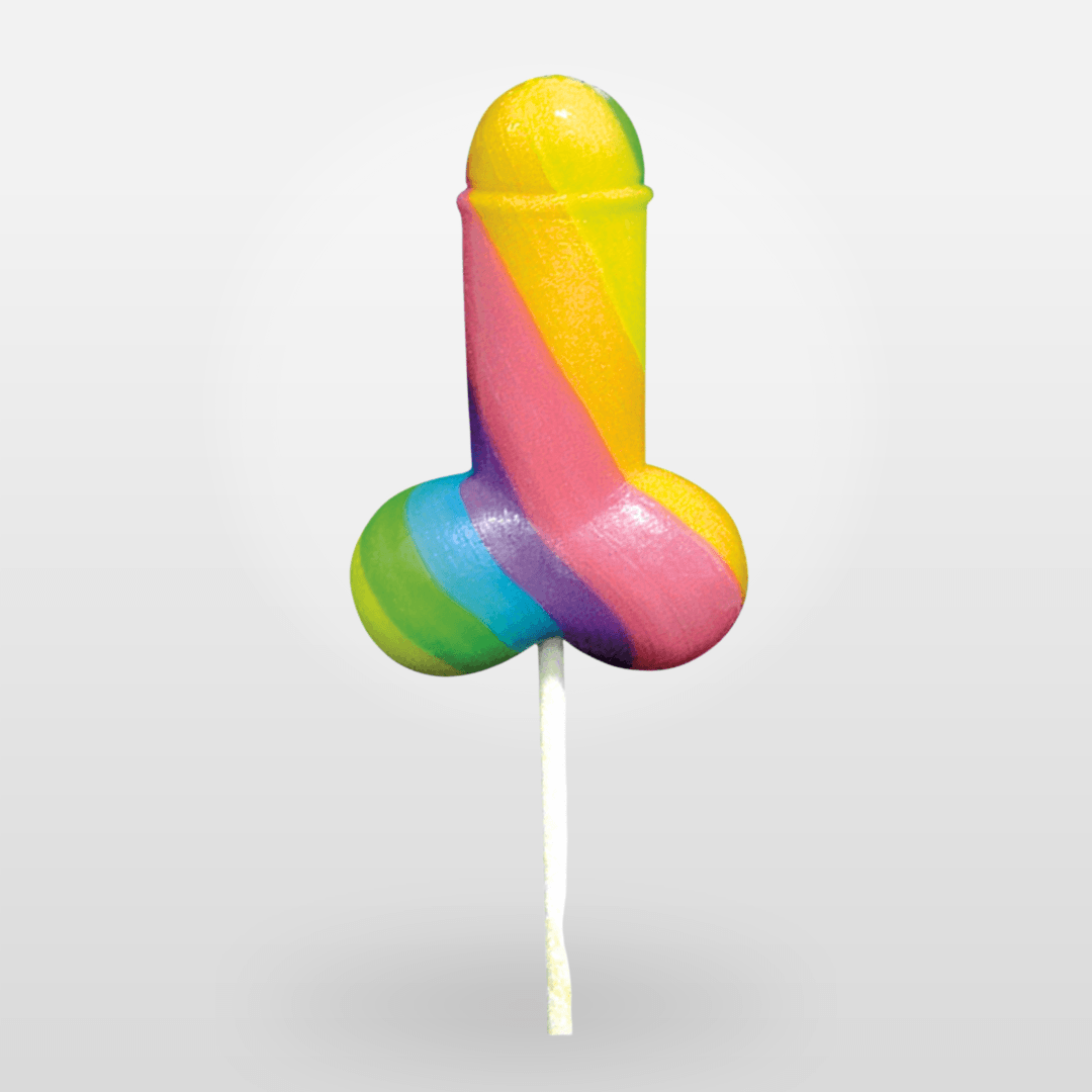 Spencer & Fleetwood Rainbow Lízátko ve tvaru penisu 85g