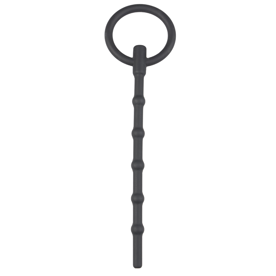 Sinner Gear Long Hollow Silicone Penis Plug 096 - dutý dilatátor