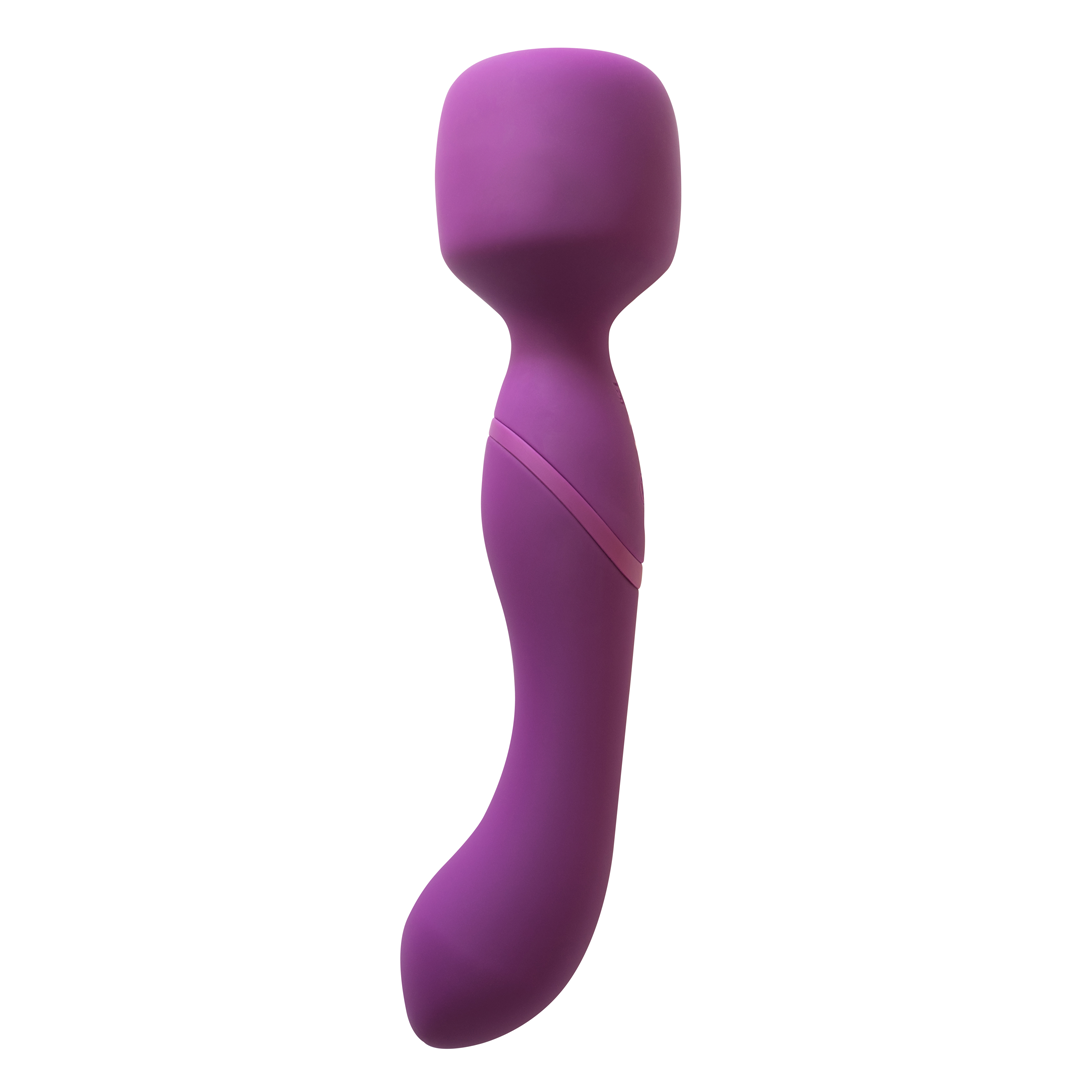 Lola Games Heating Wand oboustranná masážní hlavice s ohřevem | Fialová