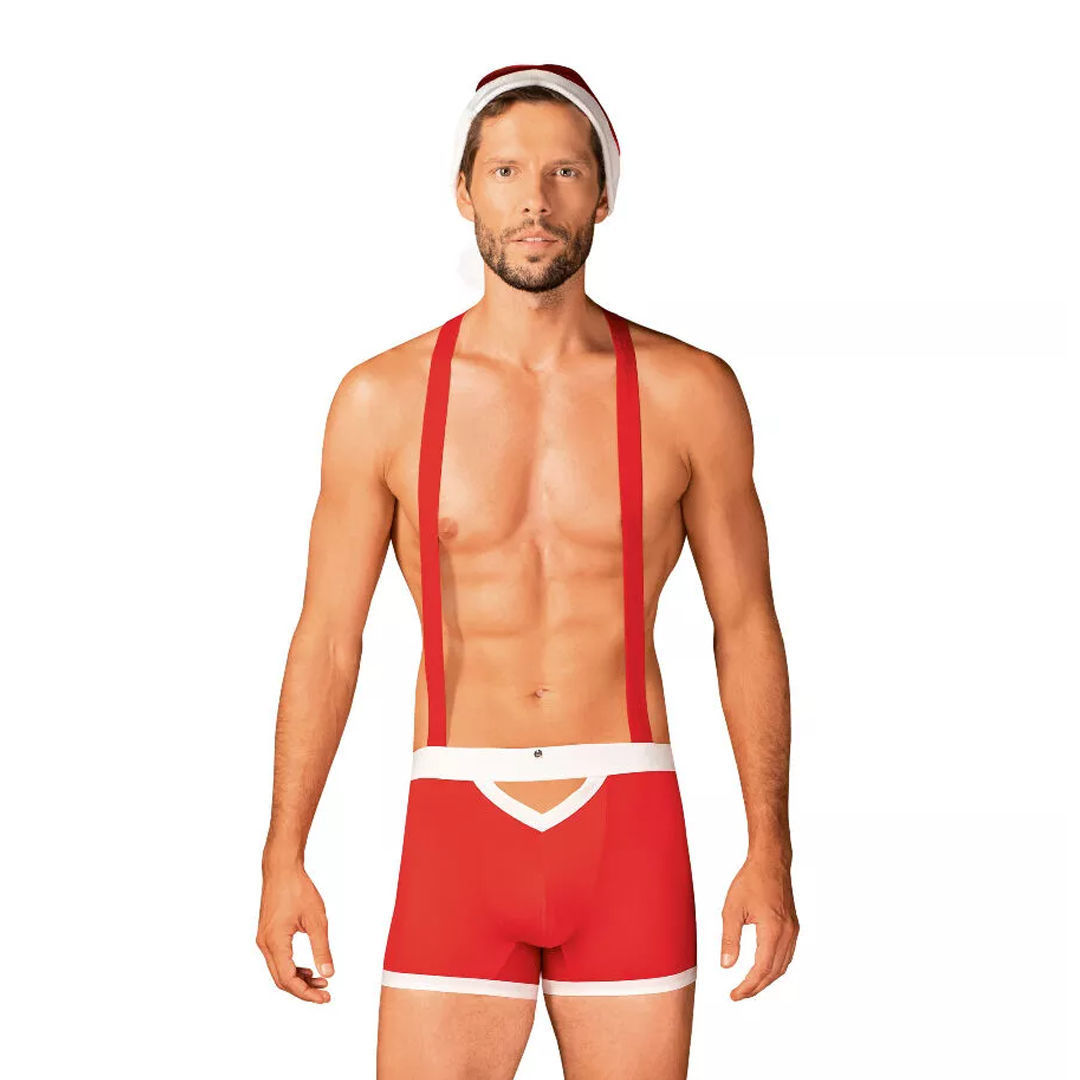 Obssesive Mr Claus set červený vánoční kostým pro muže | XX