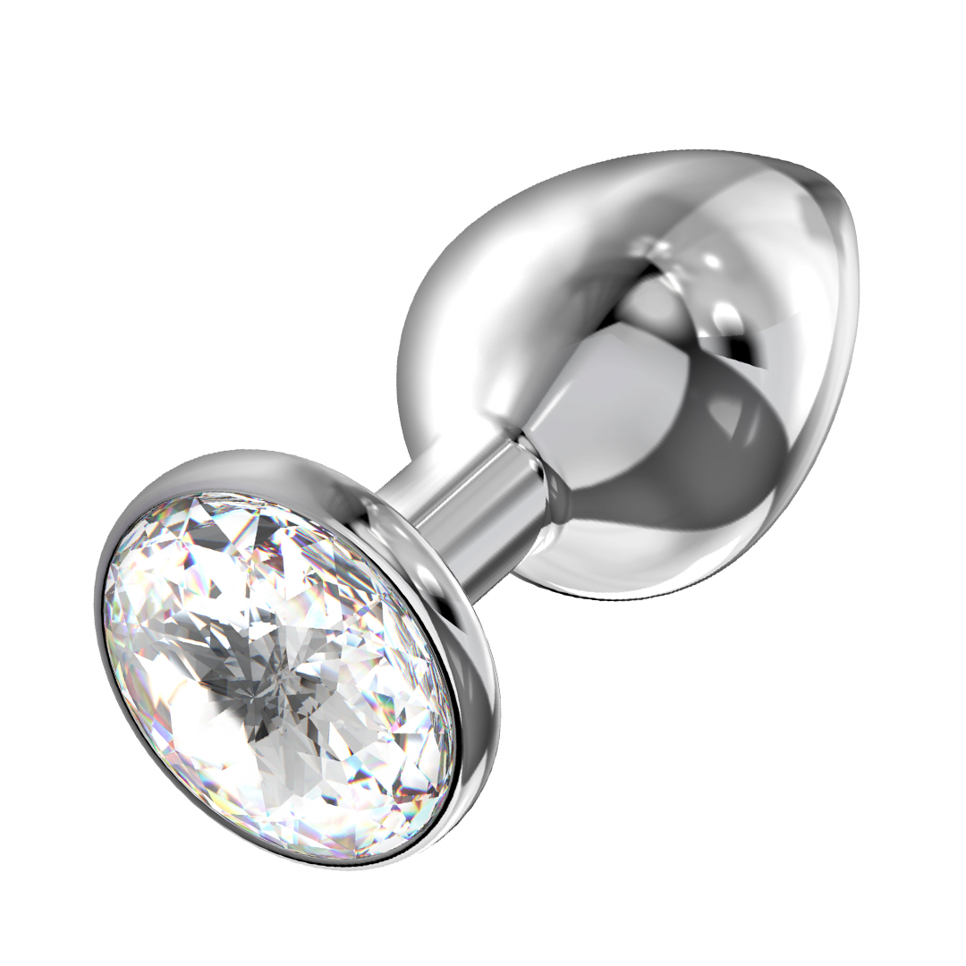 Lola Games Anální kolík Diamond Sparkle Large | Transparentní