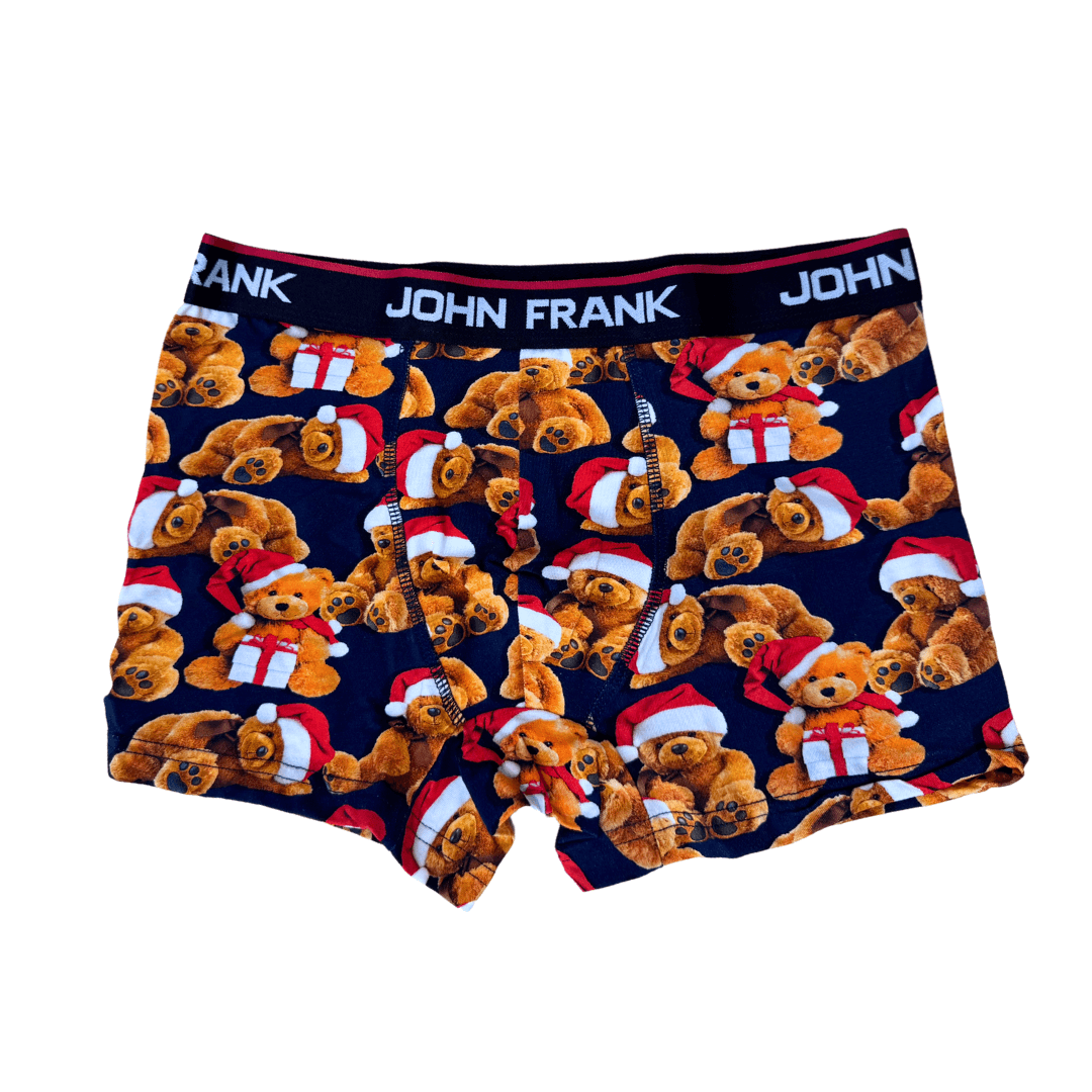 John Frank Pánské boxerky s vánočním motivem JFBD