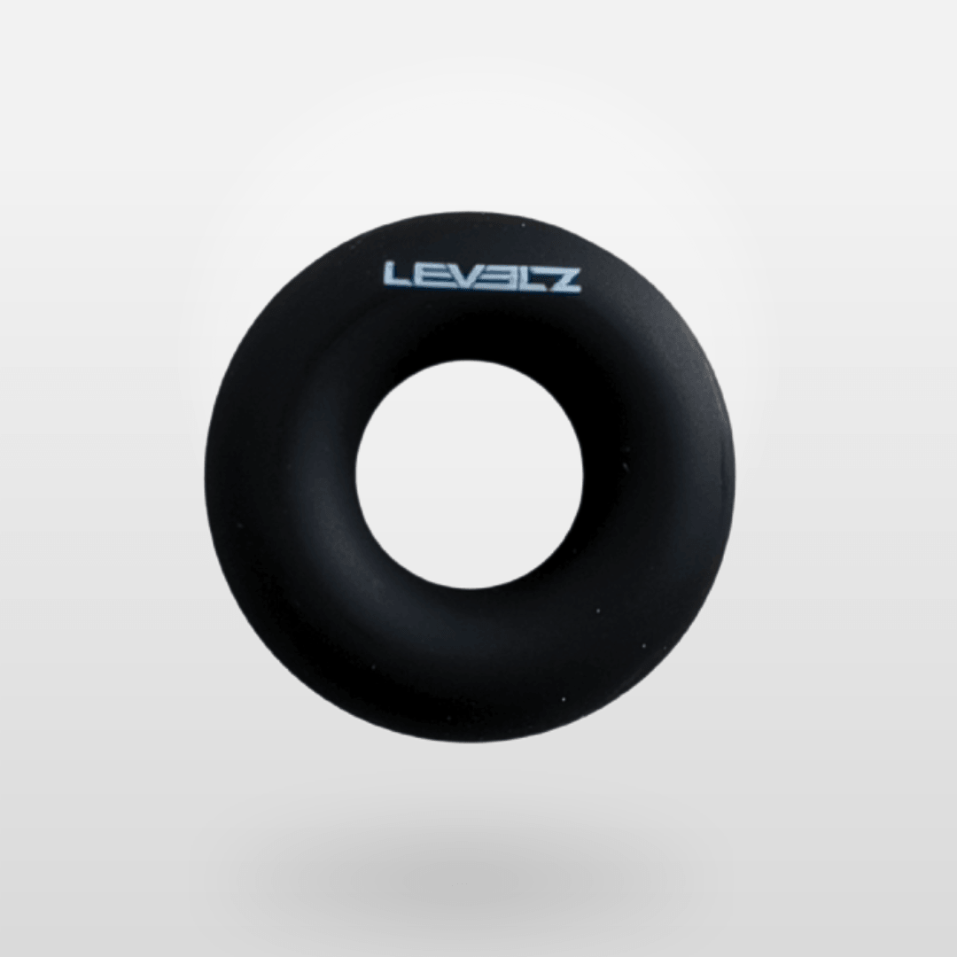 Levelz Liquid Silicone Cockring Black silikonový erekční kroužek na penis - XS