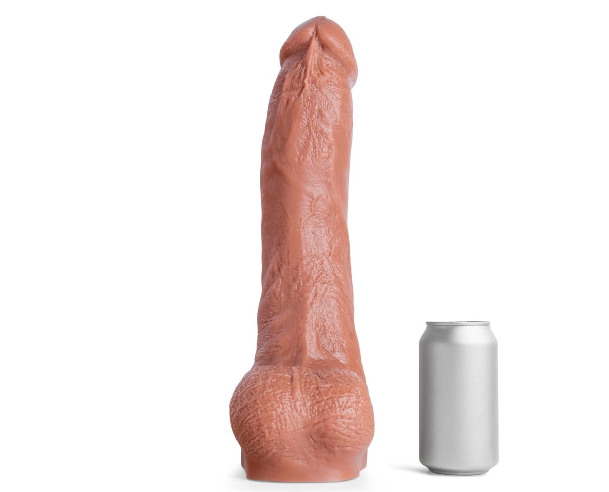Mr. Hankey’s Toys Jack Hunter XXL, prémiové silikonové dildo s Vac-U-Lock 39,4 x 6,2–8,1 cm