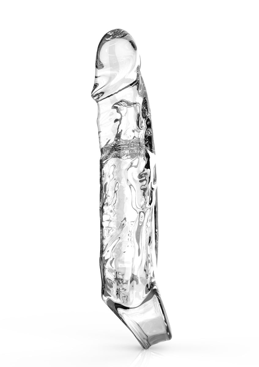 Get Real by ToyJoy Extension Sleeve Large, průhledný návlek na penis 19 x 3,5 cm