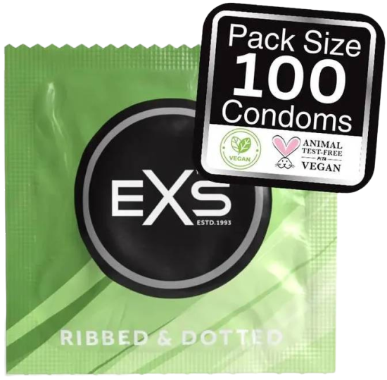 EXS Ribbed & Dotted 100 ks