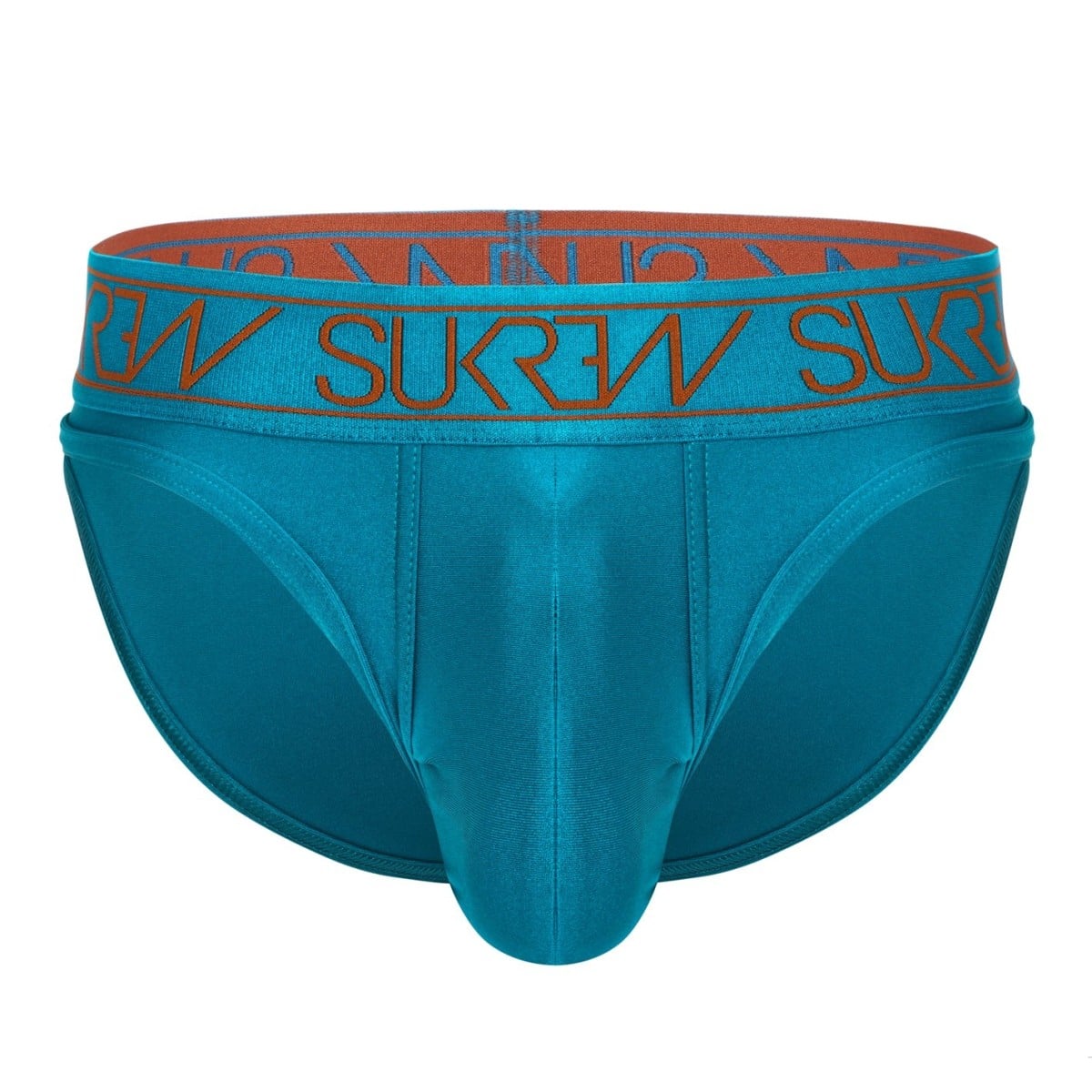 Slipy Sukrew Topaz Brief L, modré pánské slipy