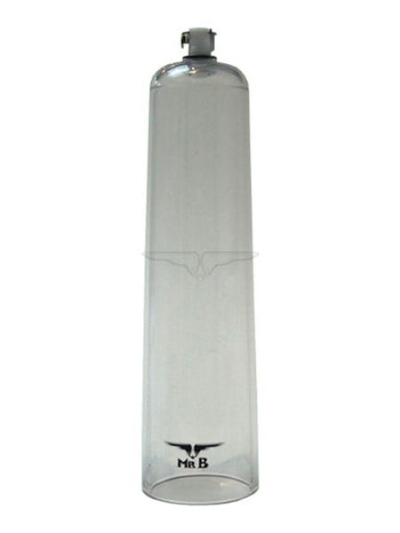 Válec k vakuové pumpě Mister B Cock Cylinder 23 x 5,7 cm, průhledný válec na penis pro vakuové pumpy