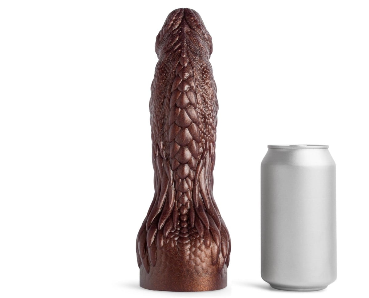 Mr. Hankey’s Toys Dildos & Dragons SM/MD, prémiové silikonové dildo s Vac-U-Lock 26 x 4,5–6,3 cm