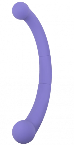 Good Vibes Only - Double End Vibrator Jane - Purple