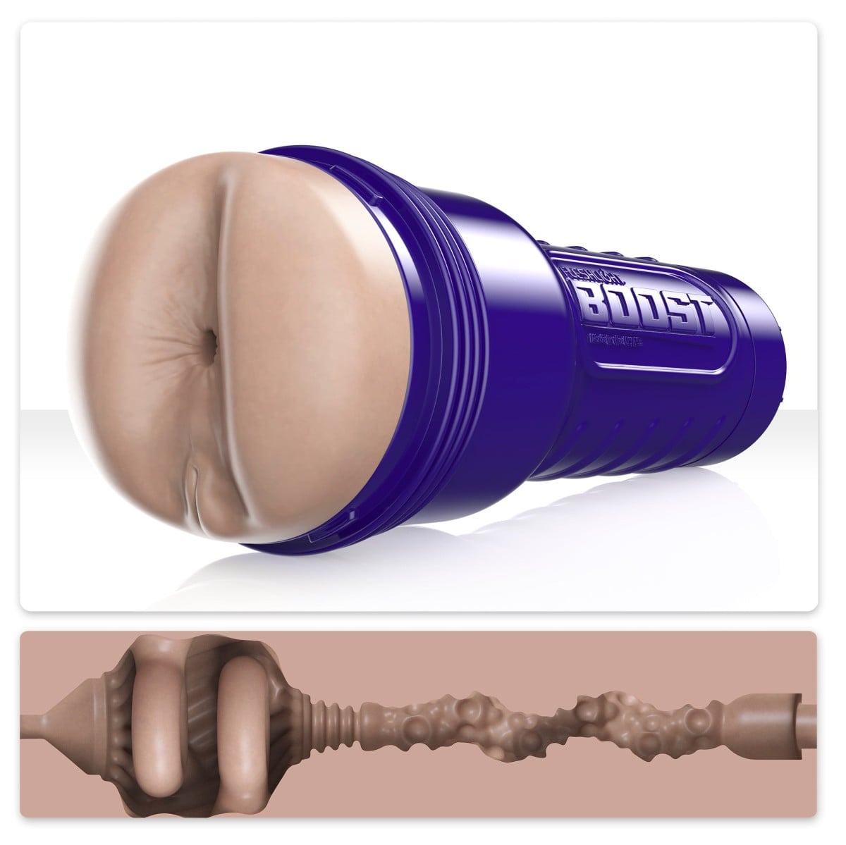 Fleshlight Boost Blast Female Light Medium, realistický masturbátor – anál