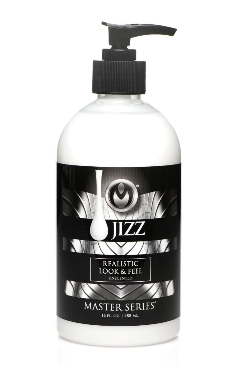 Master Series Jizz Unscented 488 ml, lubrikant na vodní bázi s konzistencí spermatu
