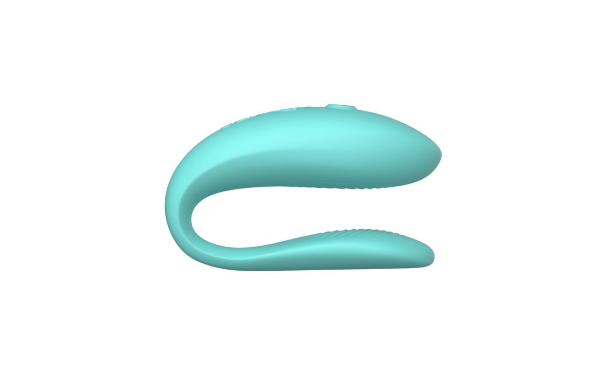 Vibrátor pro páry We-Vibe Sync Lite Aqua, chytrý silikonový vibrátor