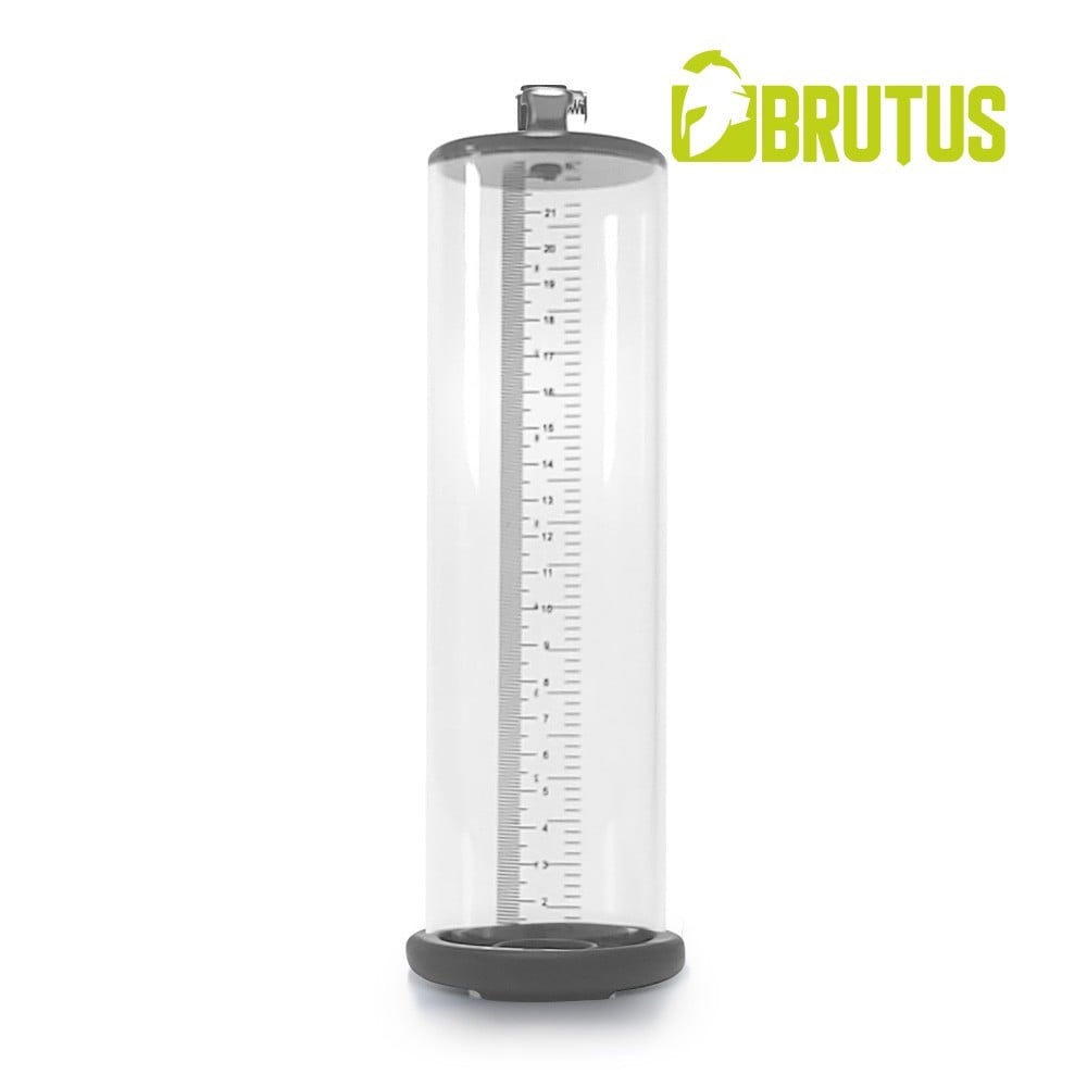 Brutus Premium Penis Cylinder 9 x 2.5 inch, průhledný válec na penis pro vakuové pumpy 23 x 6,4 cm