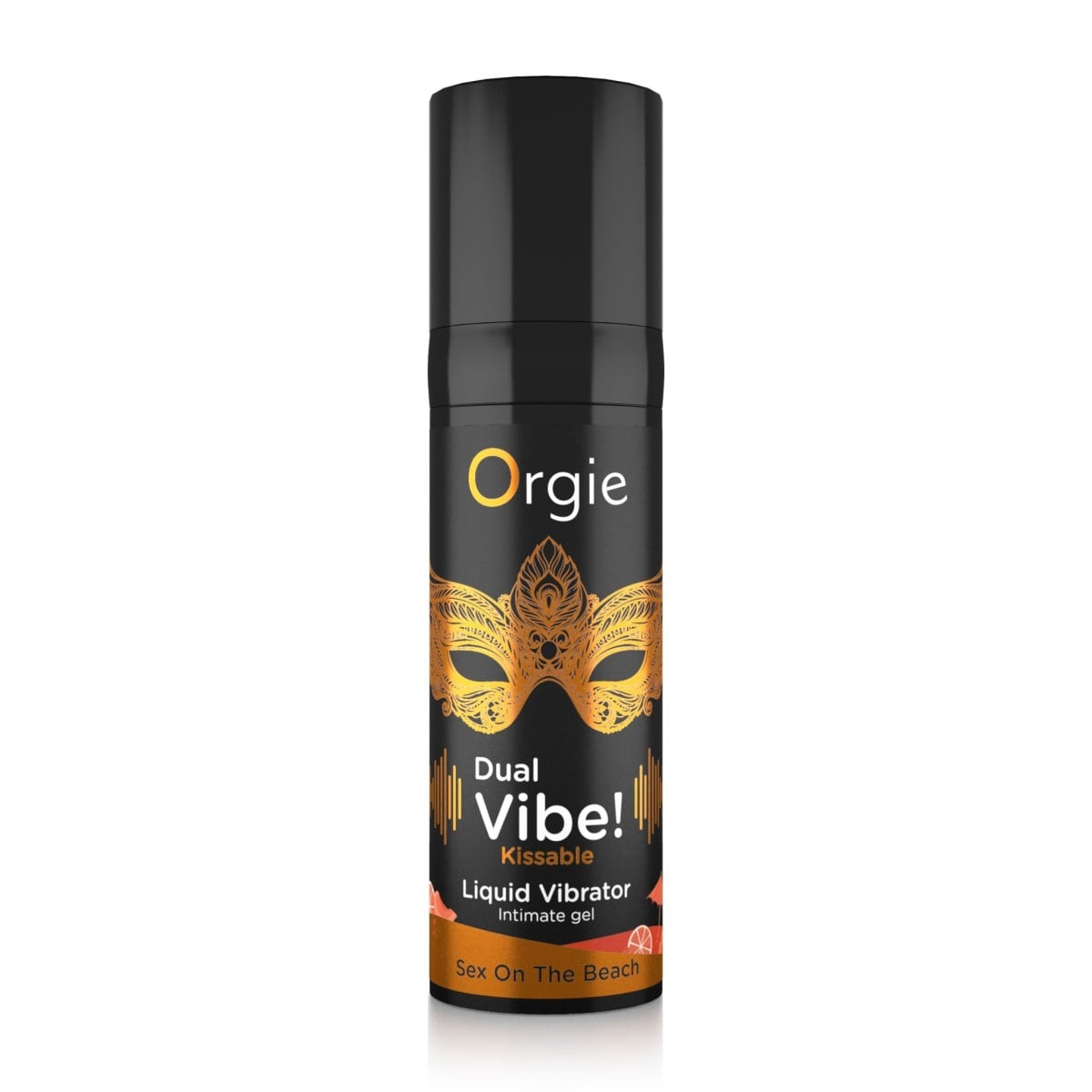 Orgie Dual Vibe! Sex On The Beach Liquid Vibrator 15 ml, slíbatelný stimulační gel s vibračním efektem