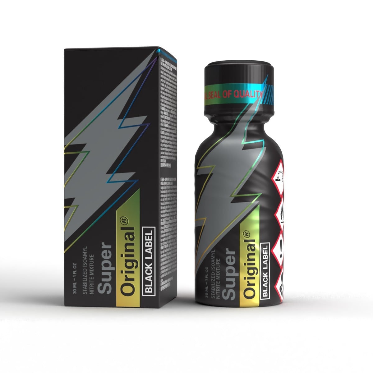 Original Super Black Label 30 ml, isoamyl nitrite stabilizovaná směs