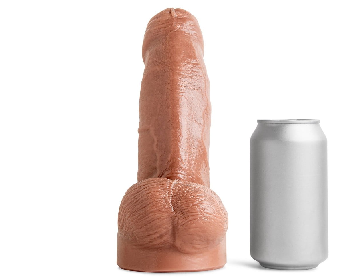 Mr. Hankey’s Toys Monster Dildo Medium, prémiové silikonové dildo s Vac-U-Lock 22,9 x 5,3–6,3 cm