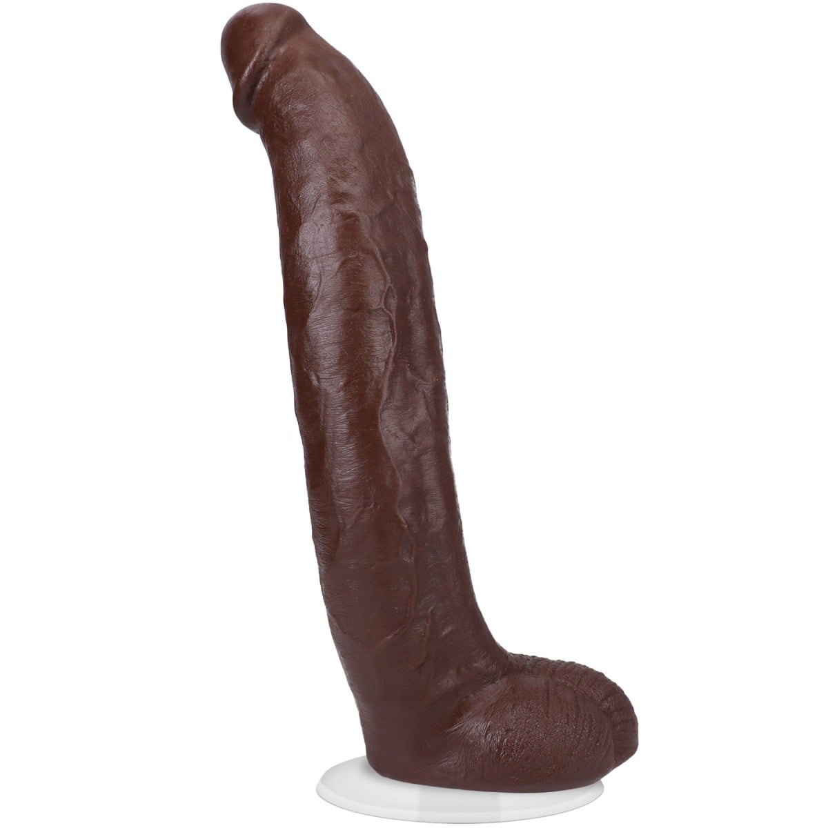 Doc Johnson Brickzilla ULTRASKYN 13″ Cock with Vac-U-Lock Suction Cup, hnědé dildo s Vac-U-Lock přísavkou 34,5 x 4,3–6 cm