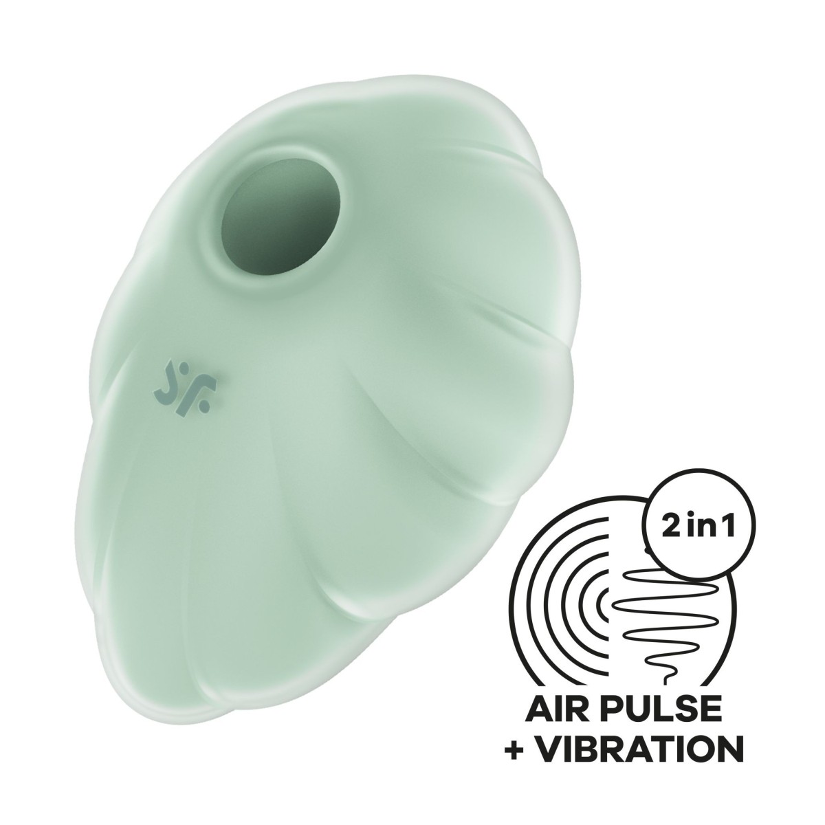 Stimulátor klitorisu Satisfyer Cloud Dancer Mint, vibrační tlakový stimulátor