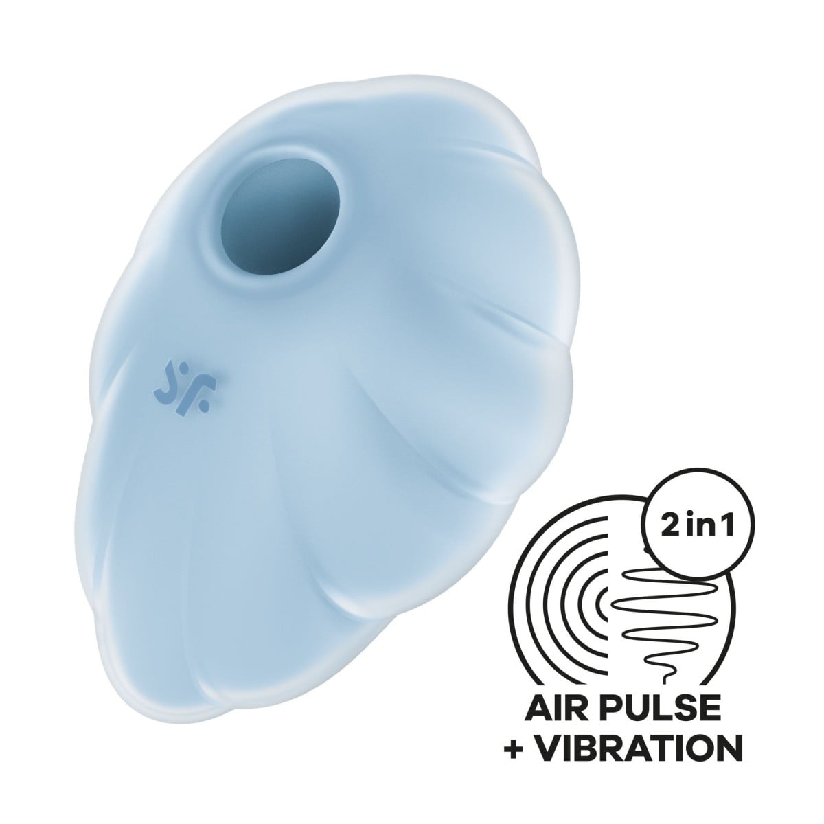 Stimulátor klitorisu Satisfyer Cloud Dancer Blue, vibrační tlakový stimulátor