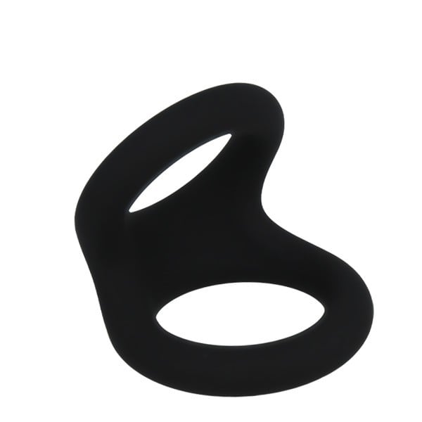 Titus Infinity Cock & Ball Ring M, elastický silikonový dvojkroužek na penis a varlata