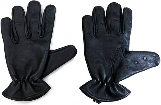 Kožené rukavice s kovovými hroty Vampire Gloves, XL