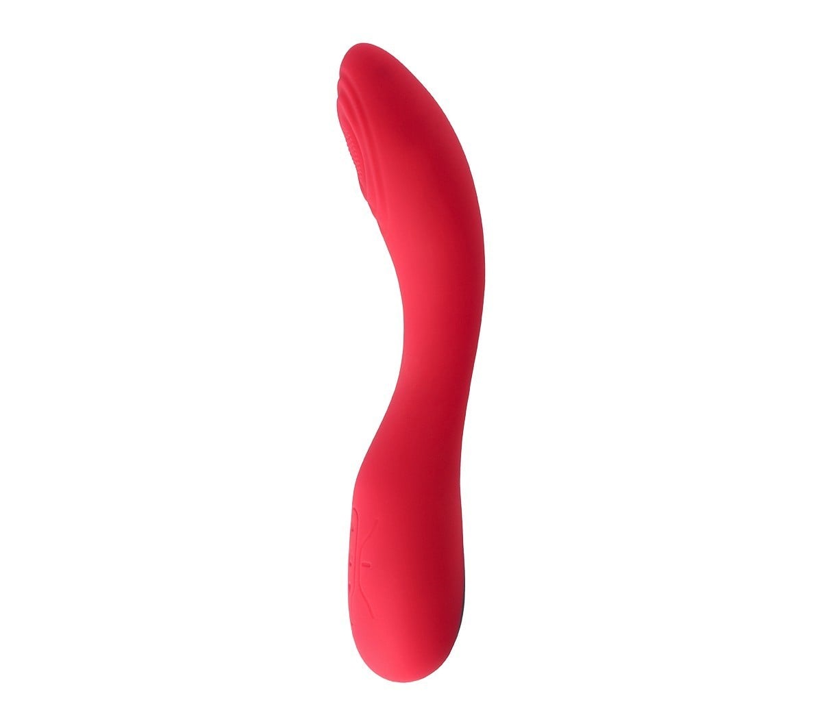 Vibrátor s pulzátorem Virgite V8, silikonový vibrátor na bod G 20,6 x 3,5 cm