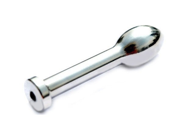 Slave4master Teardrop Urethra Plug, ocelový dutý penis plug 50 x 6–12 mm