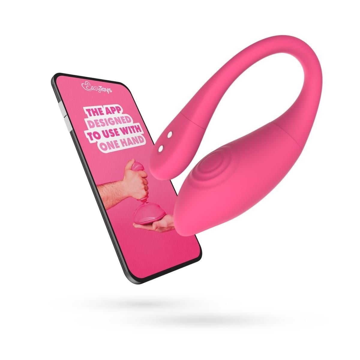 EasyToys EasyConnect Aria Vibrating Egg, silikonový vibrátor ovládaný mobilní aplikací