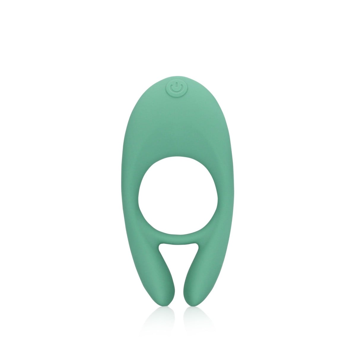 Shots Loveline Ultra Soft Silicone Pointed Cock Ring Blue Grass, silikonový vibrační kroužek na penis