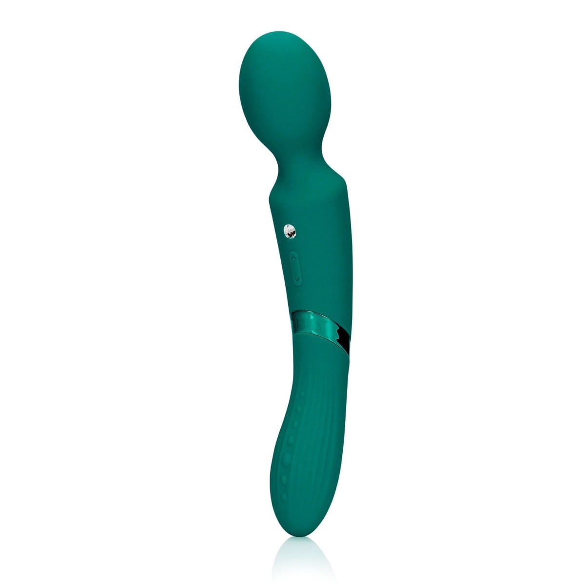 Shots Loveline Double-Sided Vibrating Wand Vibrator, vibrátor a vibrační masážní hlavice 23,5 x 3,5 cm