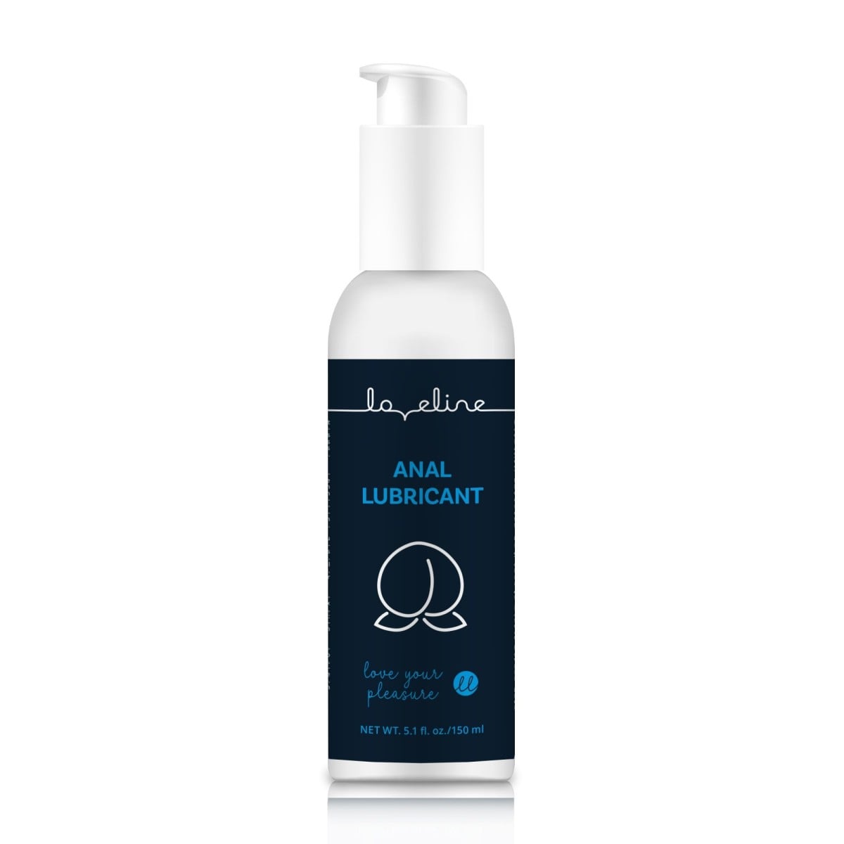 Shots Loveline Anal Lubricant 150 ml, anální lubrikant na vodní bázi s pumpičkou