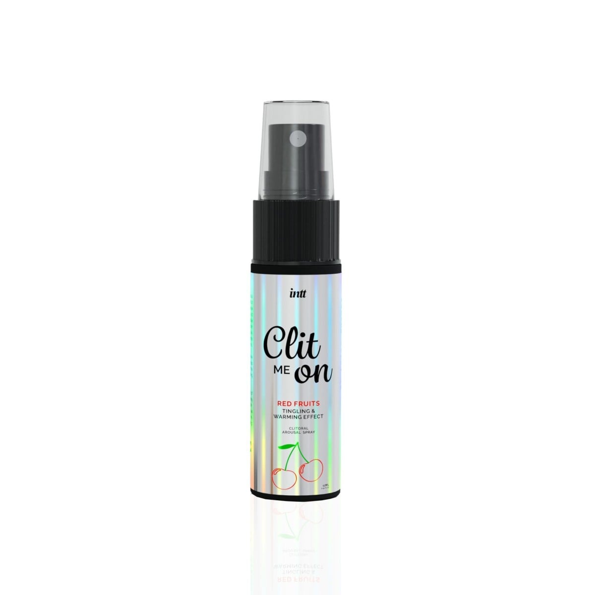 Intt Clit me On Red Fruits 12 ml, stimulační gel s vibračním a hřejivým efektem a příchutí červeného ovoce