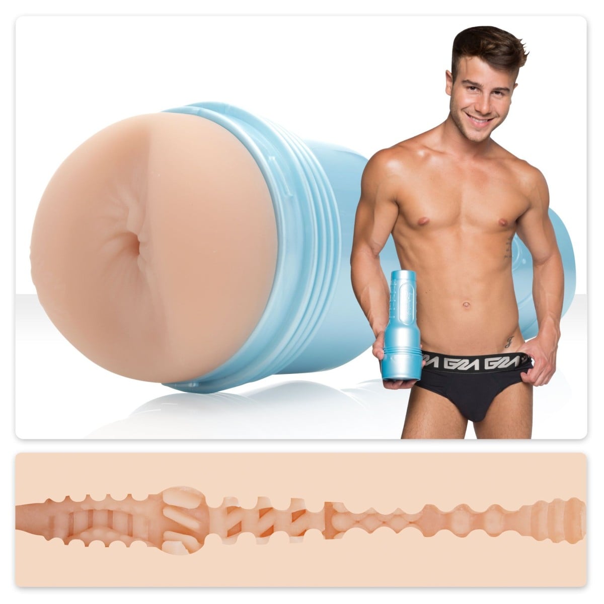 Fleshjack Boys: Allen King Majestic, realistický masturbátor – anál