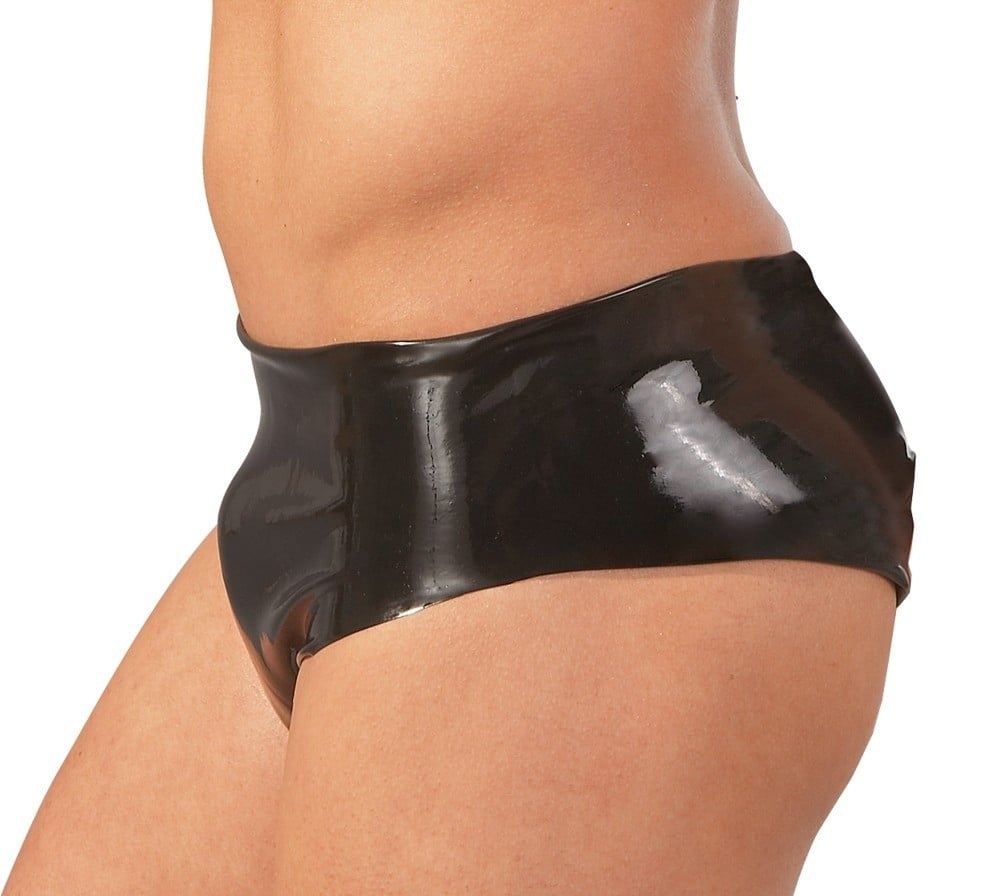 Late X Briefs 29502781171, černé slipy s análním dildem