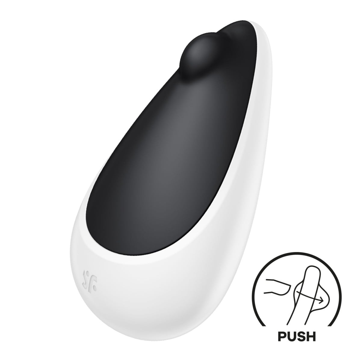 Přikládací vibrátor Satisfyer Spot On 3 Black, silikonový vibrátor na klitoris