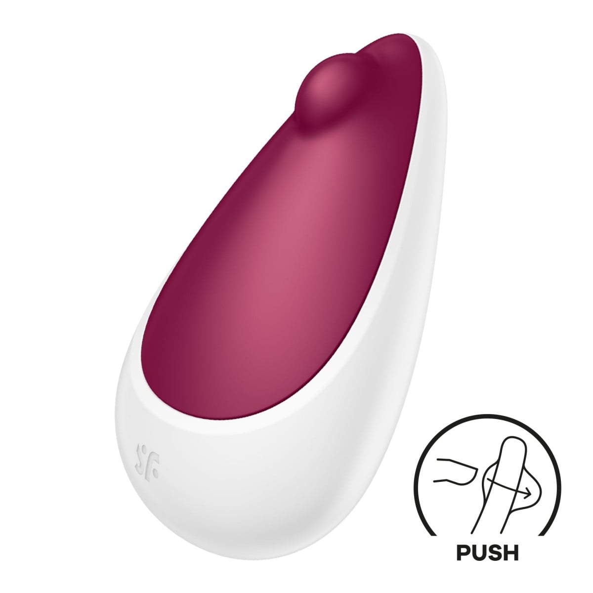 Přikládací vibrátor Satisfyer Spot On 3 Berry, silikonový vibrátor na klitoris