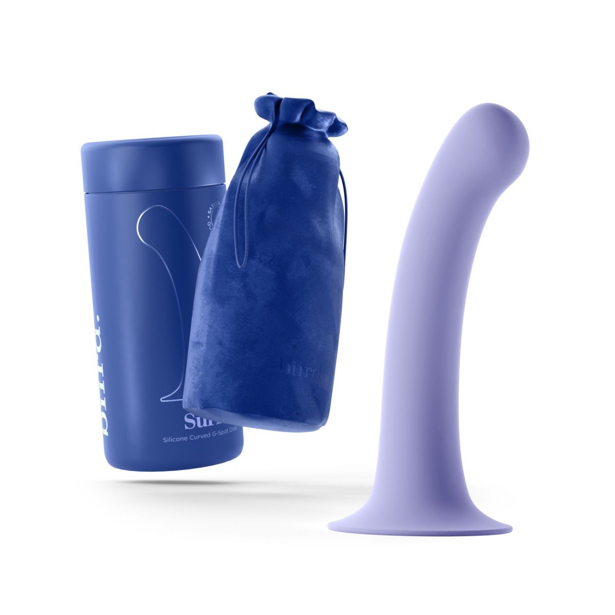 Biird Surii, flexibilní dildo s přísavkou 16,2 x 3,5 cm