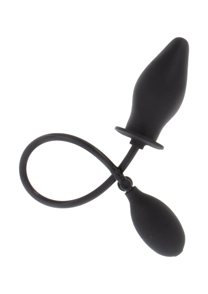 Hidden Desire Extreme Inflatable Butt Plug Advanced, silikonový nafukovací kolík 11 x 4,2 cm