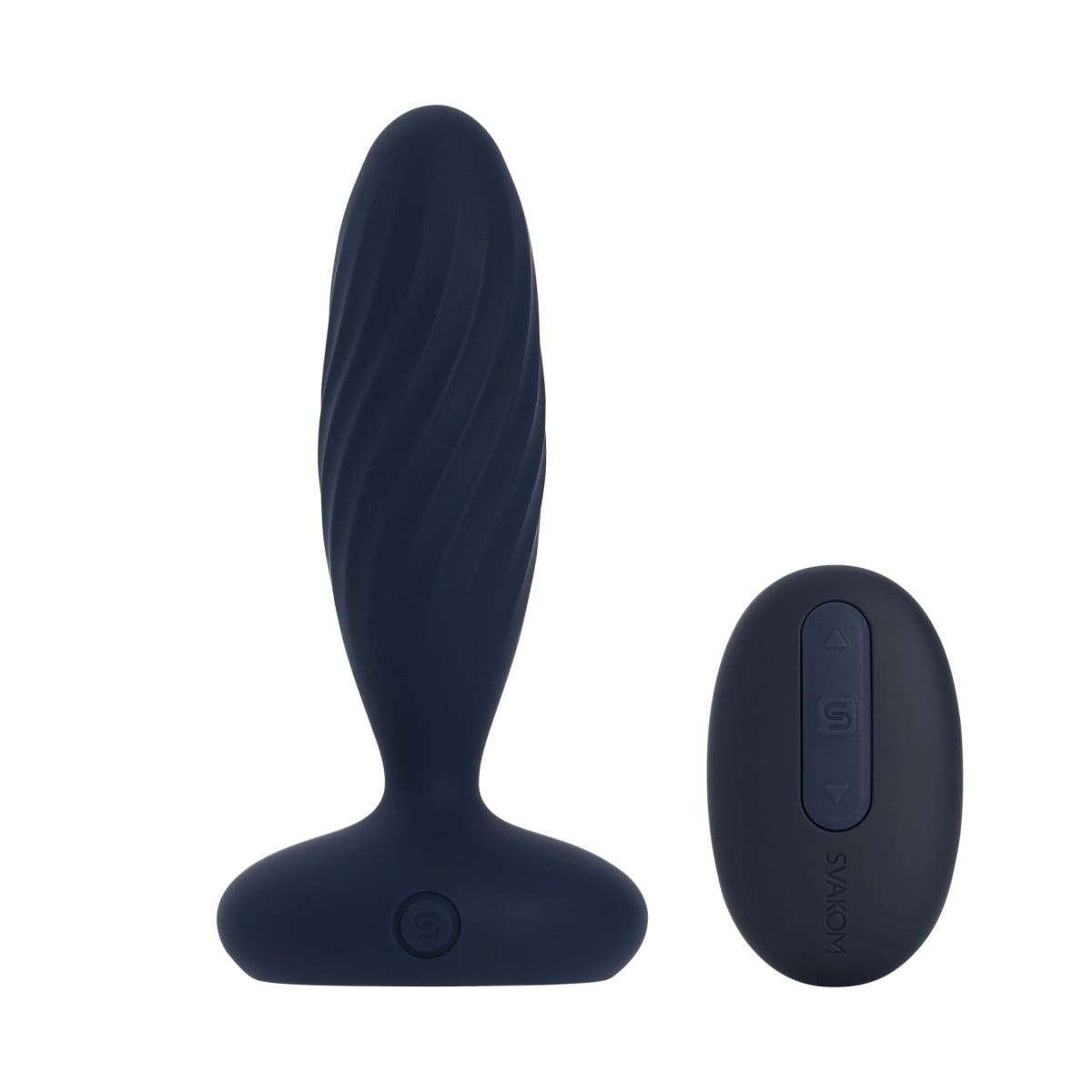 Svakom Jordan App-Controled Thrusting Anal Vibrator, chytrý silikonový vibrační kolík na dálkové ovládání 12 x 3,2 cm