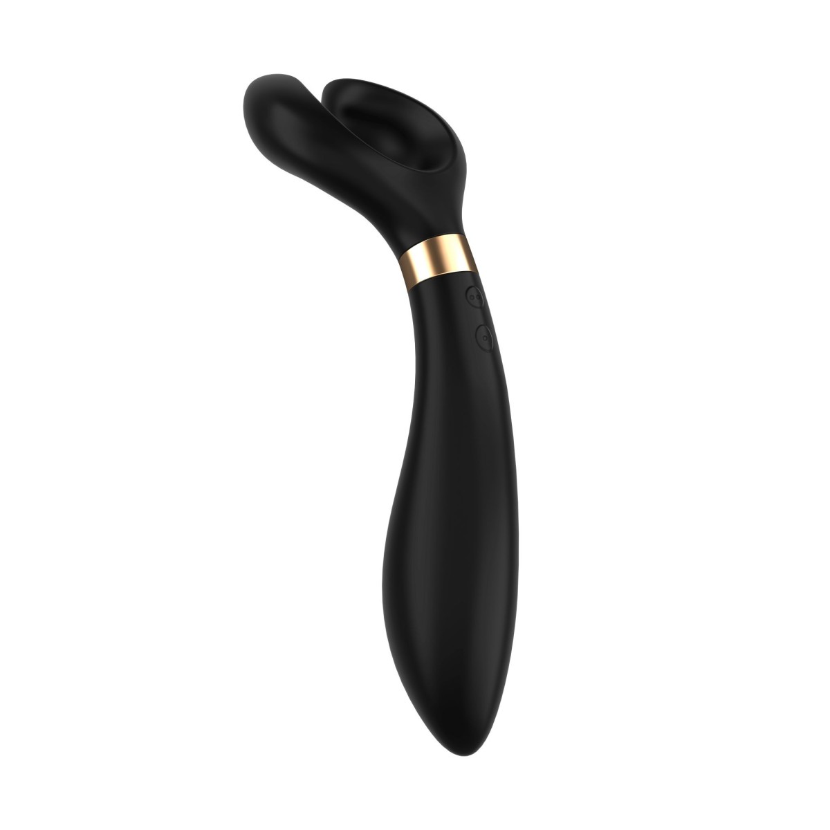 Multifunkční vibrátor Satisfyer Endless Fun černý, silikonový vibrátor pro ženy, muže a páry